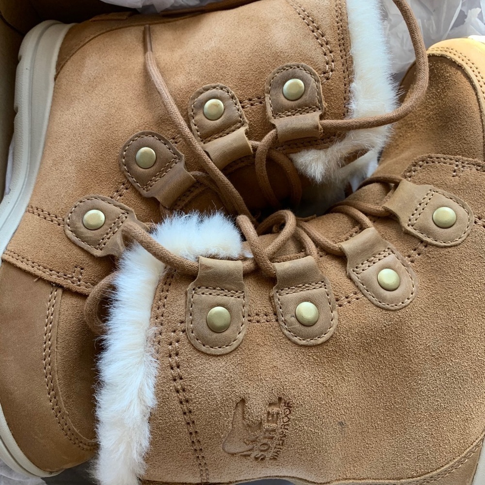 Sorel Explorer Lace-Up Waterproof Suede Boots - Picture 6 of 12